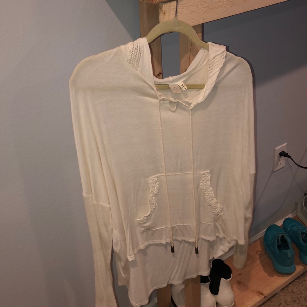 swimsuit coverup/ light hoodie